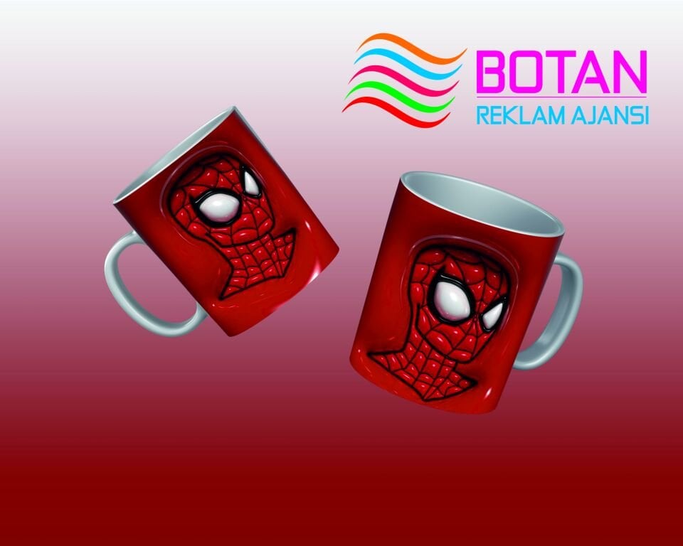 3 Boyut Efektli Kupa Bardak