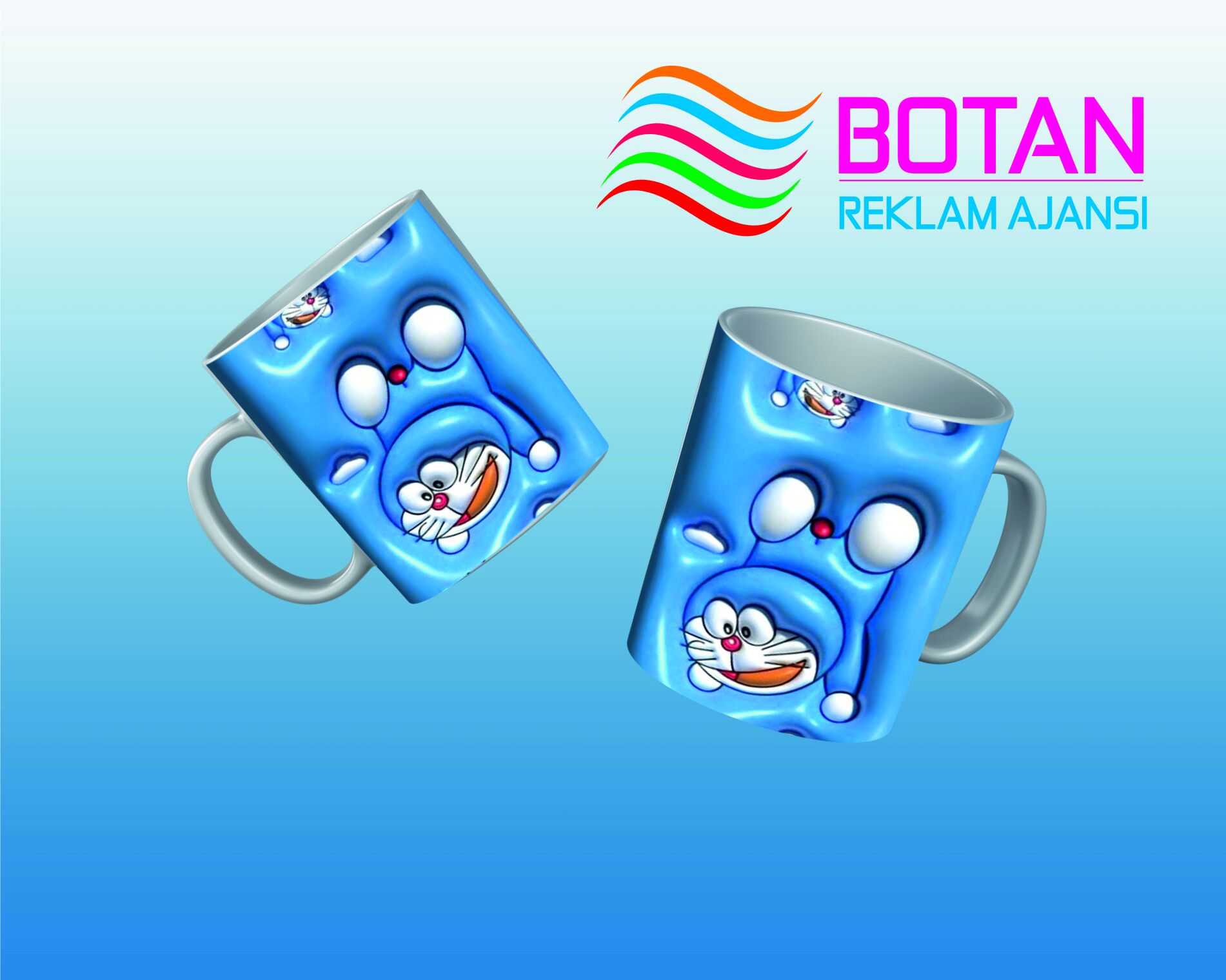 3 Boyut Efektli Kupa Bardak