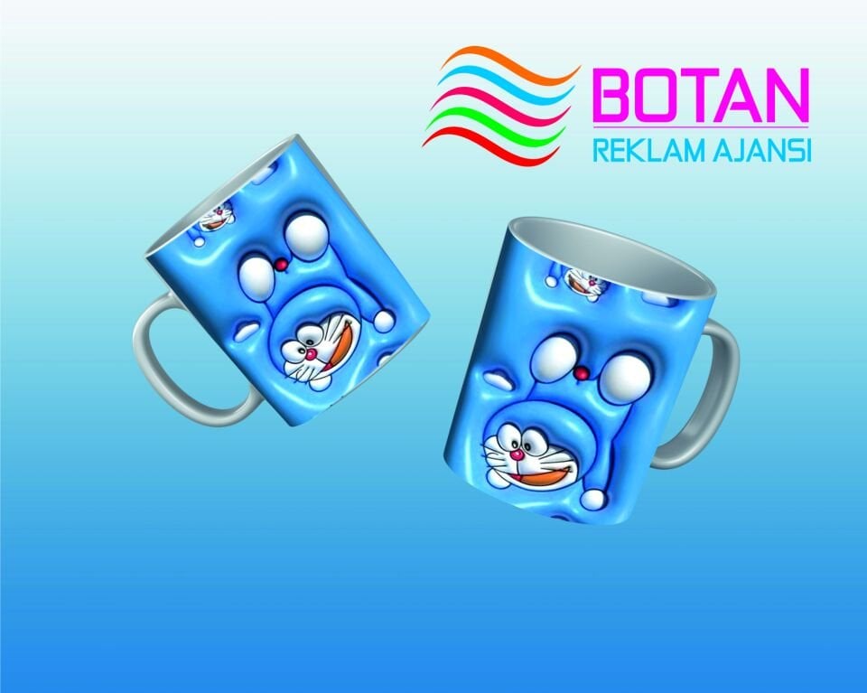 3 Boyut Efektli Kupa Bardak
