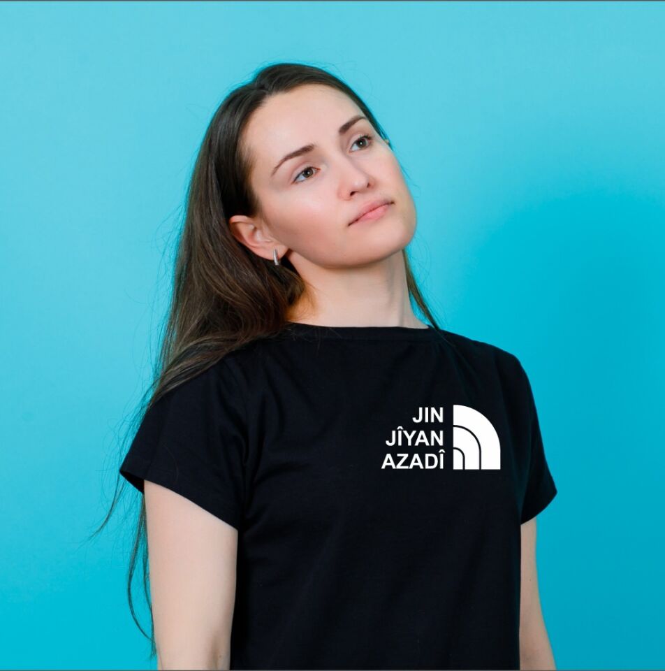 JİN JİYAN AZADİ BASKILI T-SHIRT