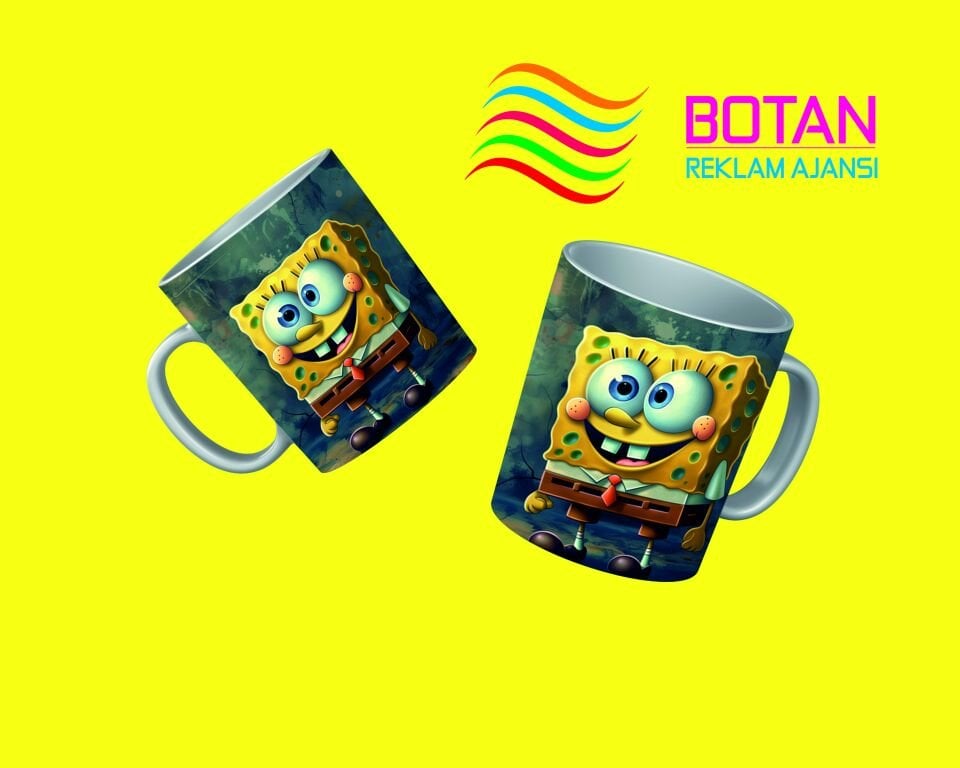 Sünger Bob Temalı Kupa Bardak