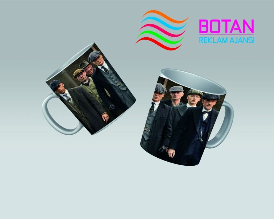 Peaky Blinders Temalı Kürtçe Bardak