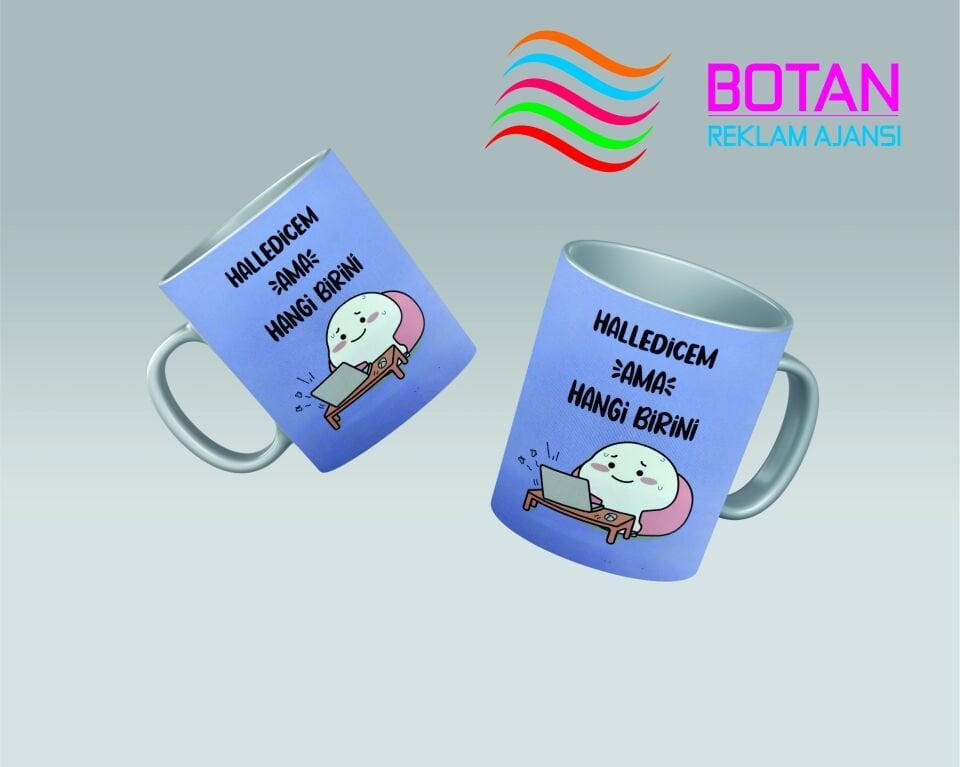 Halledicem Ama Hangi Birini :) Temalı Eğlenceli Kupa Bardak