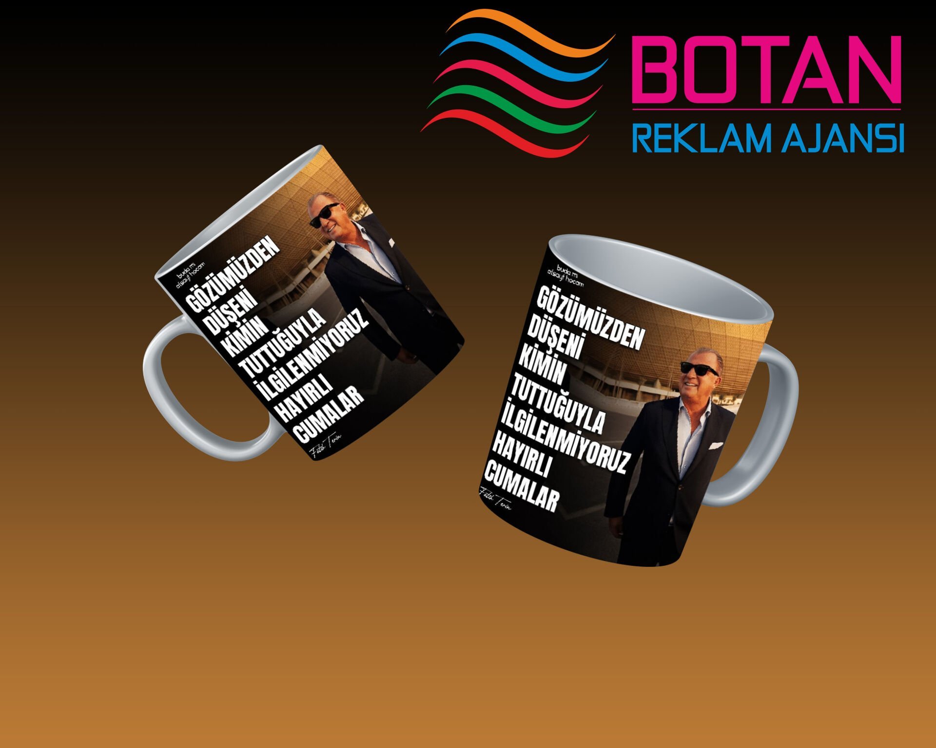 HAYIRLI CUMALAR TEMALI EĞLENCELİ KUPA BARDAK