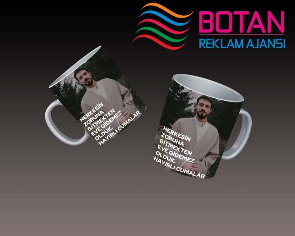HAYIRLI CUMALAR TEMALI EĞLENCELİ KUPA BARDAK
