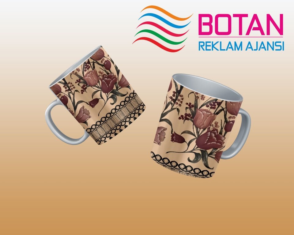 KÜRT  KÖKENİNİ YANSITAN PERDE TEMALI KUPA BARDAK