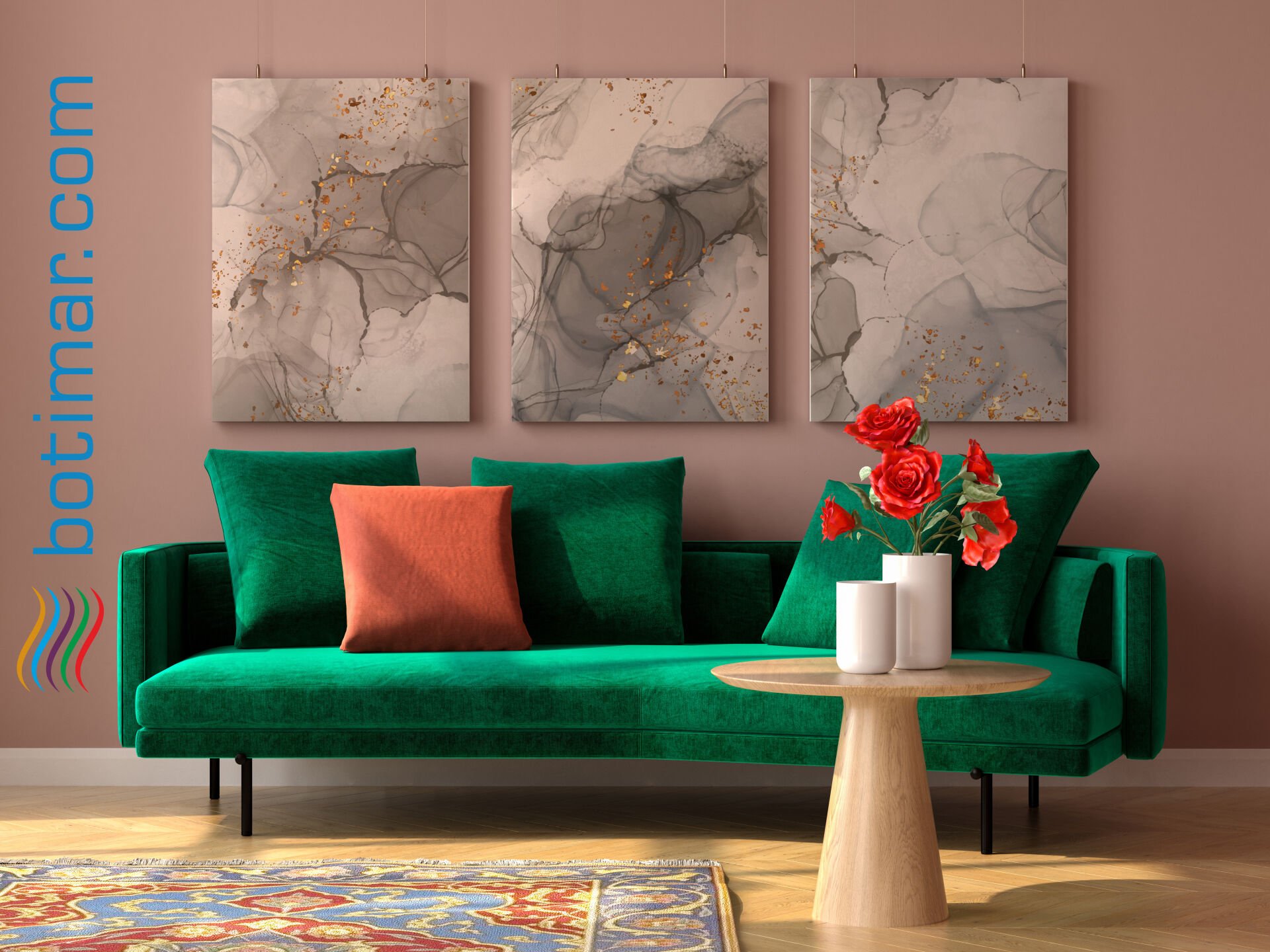 ŞIK DESENLİ KANVAS TABLO (50-70 CM)