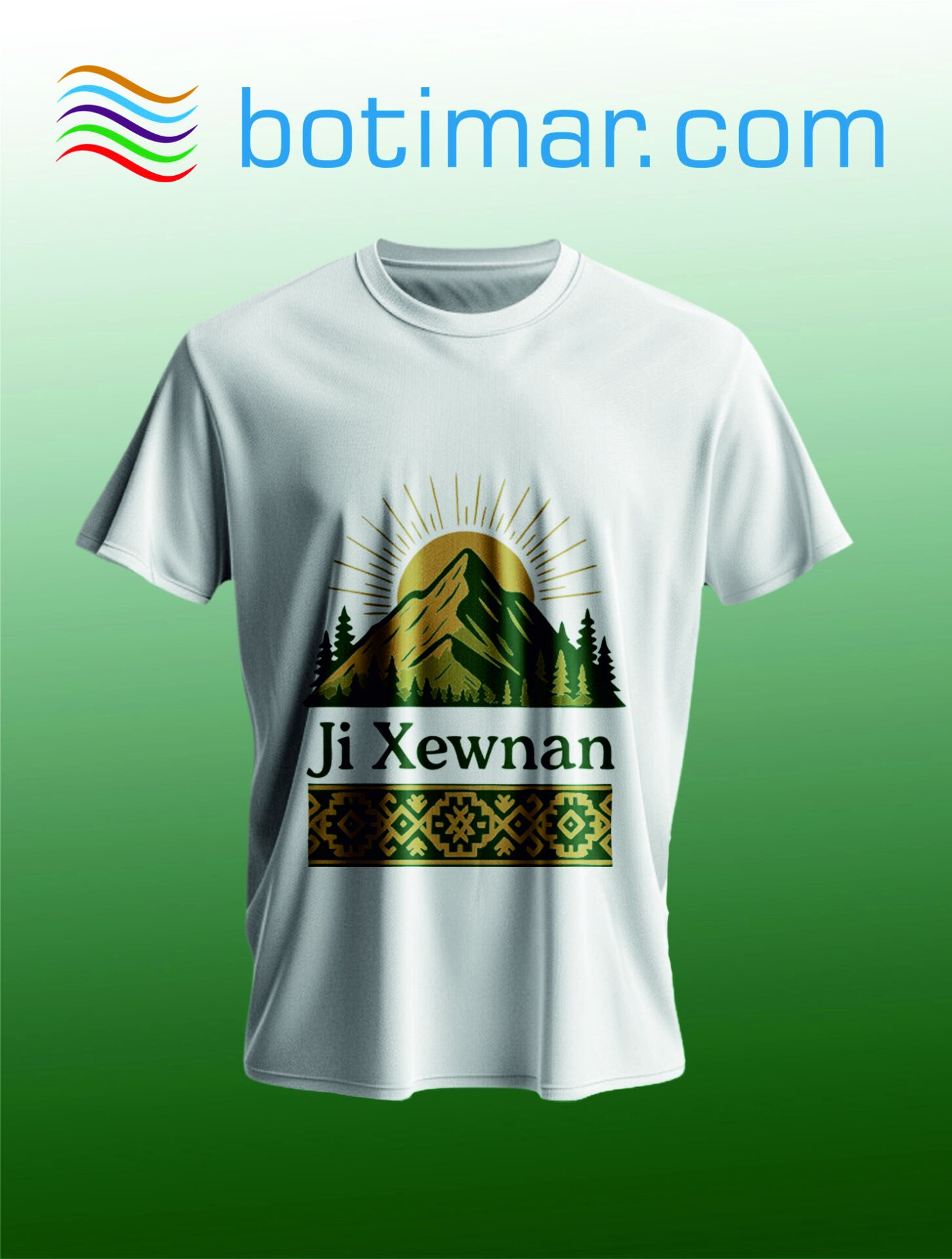 Jİ XEVNAN BASKILI KÜRTÇE T-SHIRT