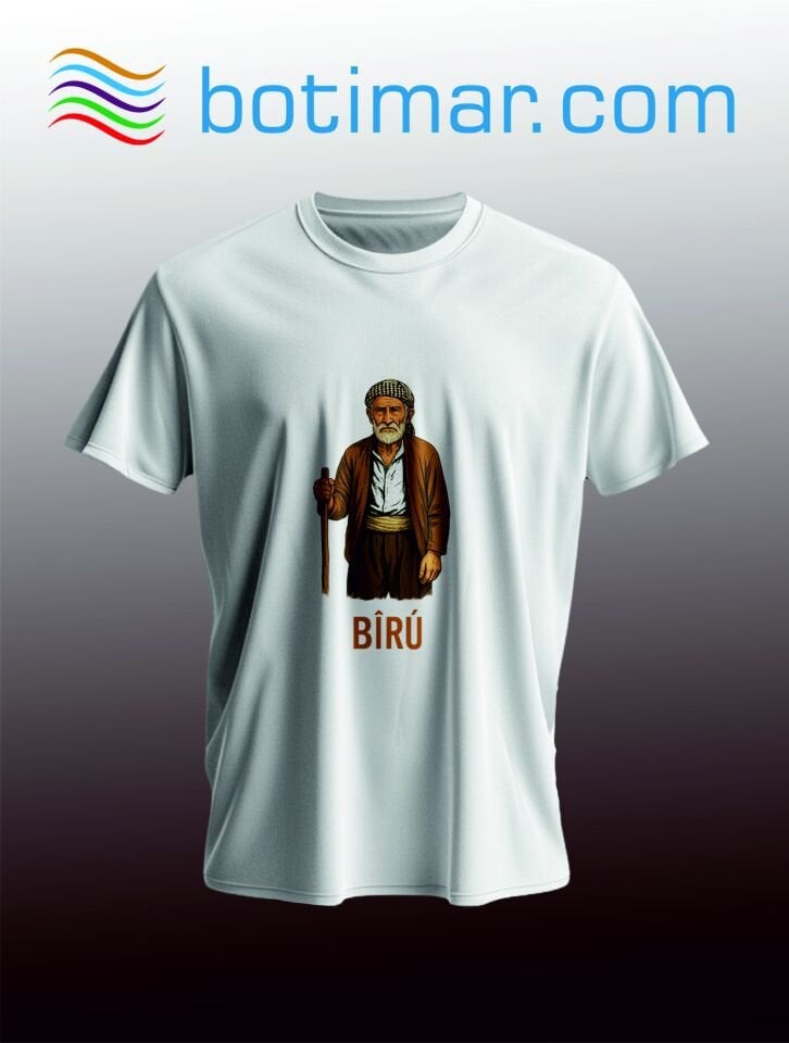BİRU BASKILI KÜRTÇE T-SHIRT
