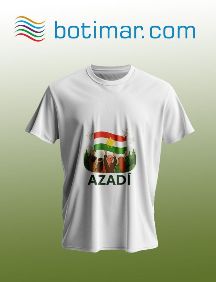 Kürtçe Baskılı T-shırt - T-shırtê Çapkırî Bı Kurdî