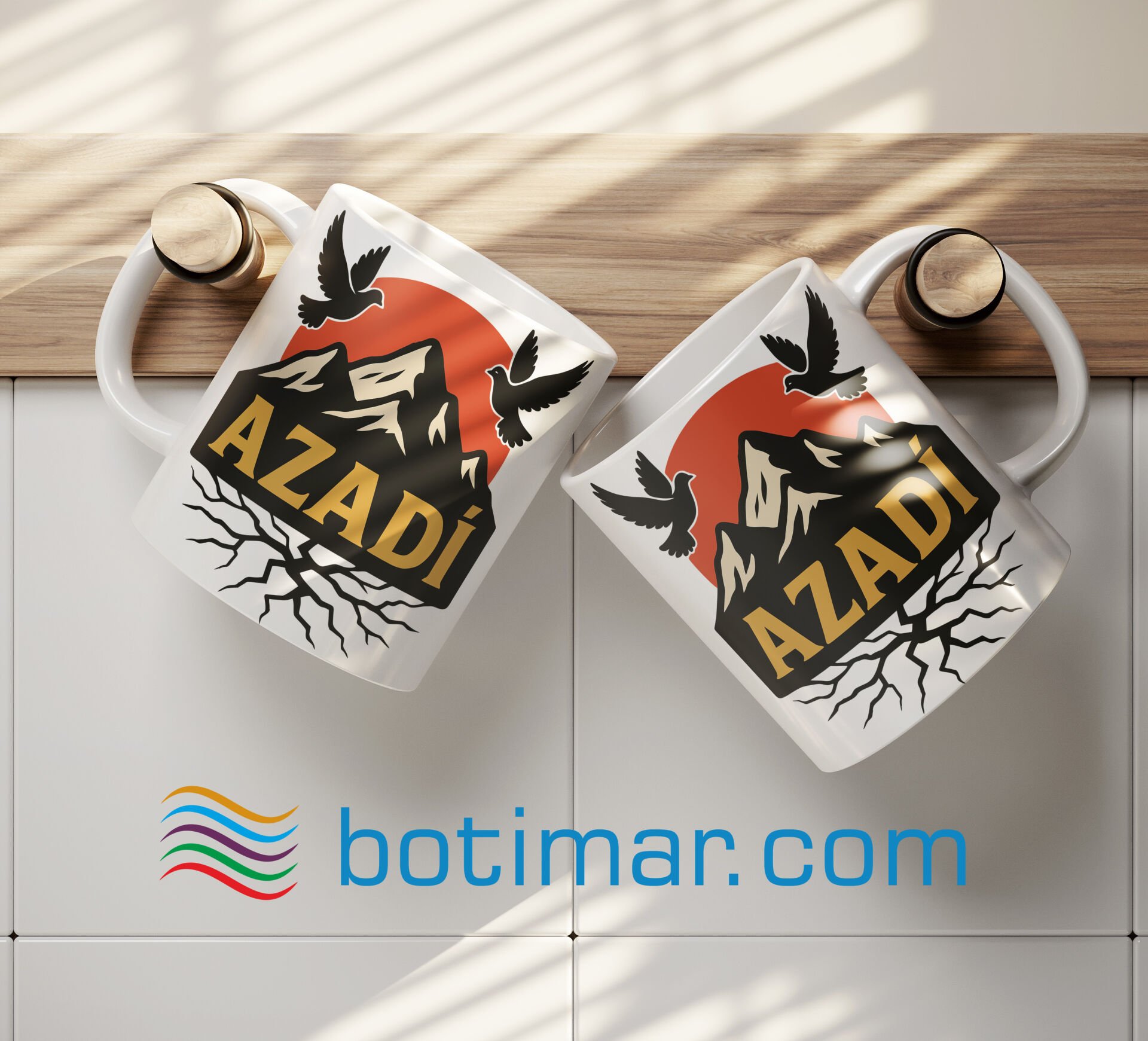 AZADÎ BASKILI KUPA BARDAK