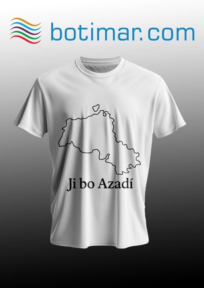 Bayrak Temalı T-shirt - T-şhirt Bi Temayê Alayê