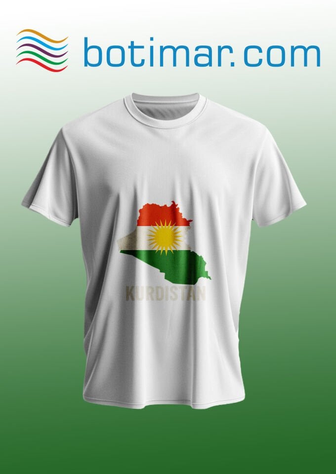 Bayrak Temalı T-shirt - T-şhirt Bi Temayê Alayê