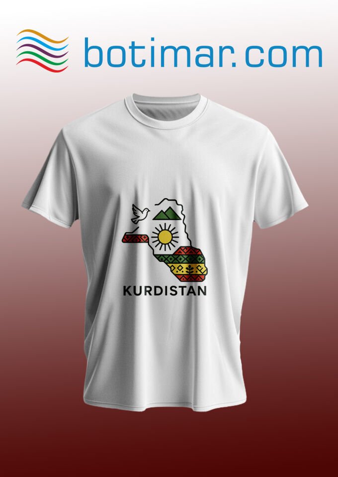 Bayrak Temalı T-shirt - T-şhirt Bi Temayê Alayê